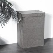 THREADSHAPES Collapsible Laundry Basket 90L Large Laundry Hamper with Lid Foldable Laundry Bin Washing Baskets with Handles for Bedroom, Bathroom